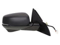 Right Passenger Side Power Mirror - Paint to Match - with Heated Glass, Turn Signal, Manual Folding, and Camera - suitable with 2017 Honda Accord (Except Hybrid)