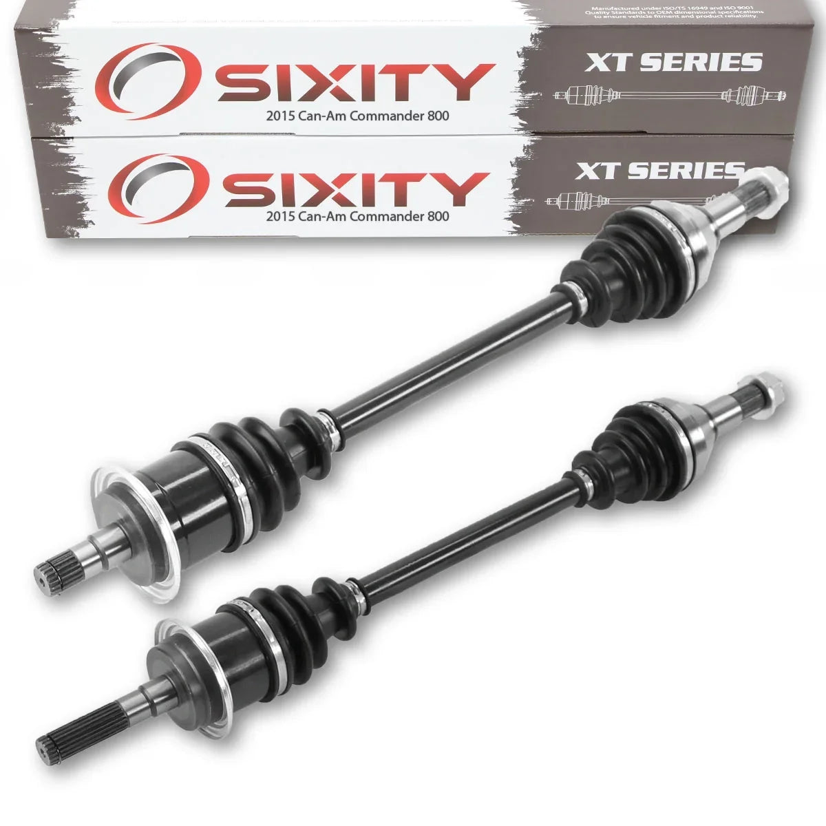 2 pc Sixity XT Front Left Right Axle suitable with Can-Am Commander 800 2015 - STD DPS XT 4X4