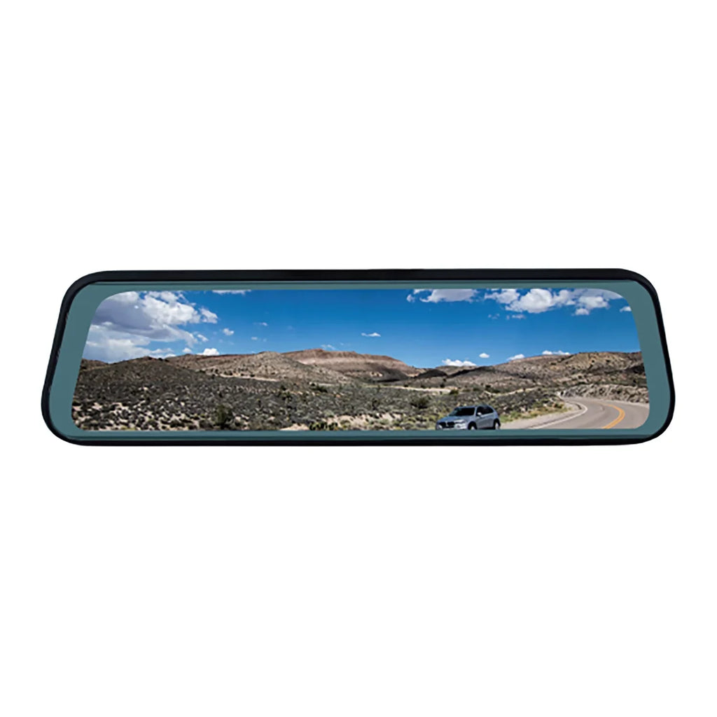Black, LCD Full-Screen Rearview Mirror Monitor with Dual Mounting Options, VTM96M. BOYO Vision VTM96M, - 9.6-In