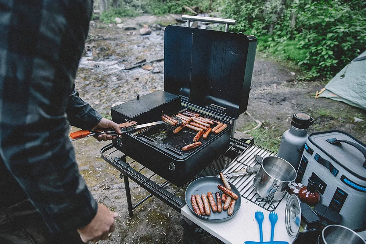 YANPO Grills Ranger Portable Electric Tabletop Wood Pellet Grill and Smoker