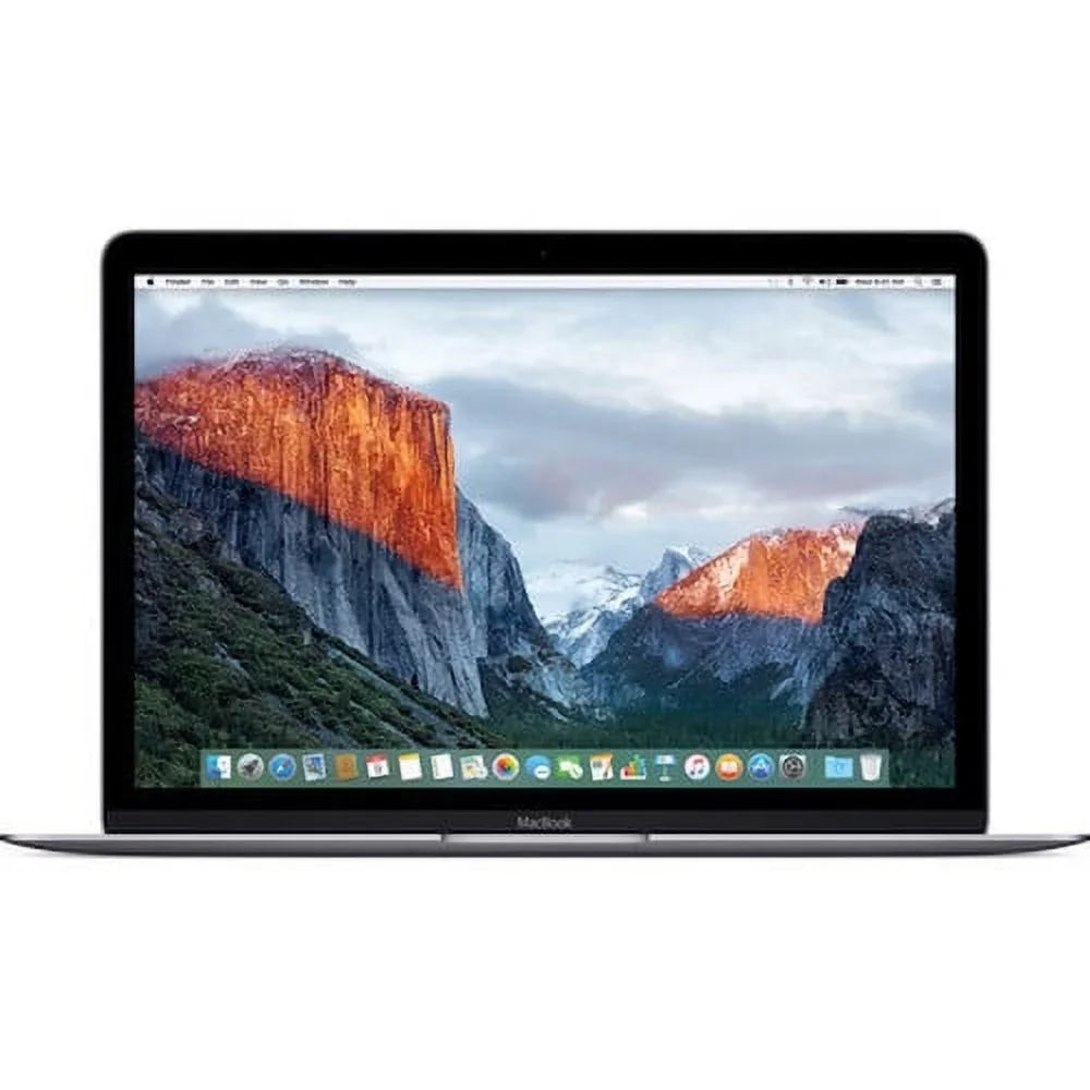 Pre-Owned  MacBook Laptop Core m3 1.1GHz 8GB RAM 256GB SSD 12" Space Gray MLH72LL/A (2016) - Fair