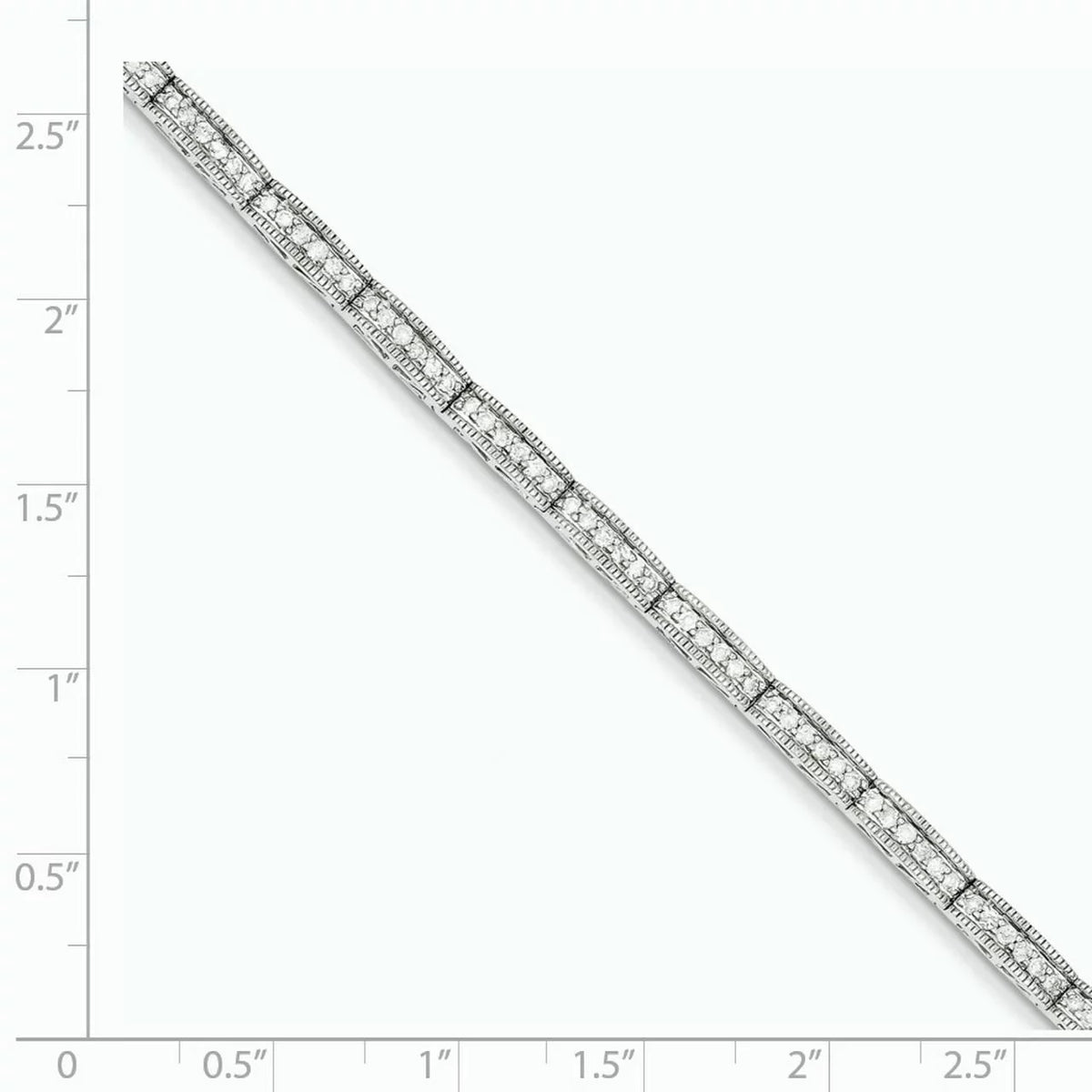Carat Wt- 1.02ct. 14k White Gold Diamond Fancy Bracelet