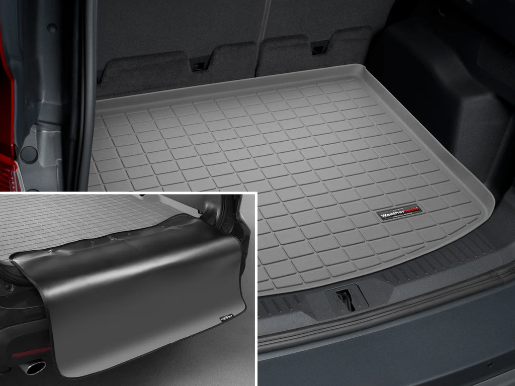 WeatherTech Cargo Trunk Liner with Bumper Protector suitable with Escape, MKC - Behind 2nd Row Seating With Bumper Protector, Grey