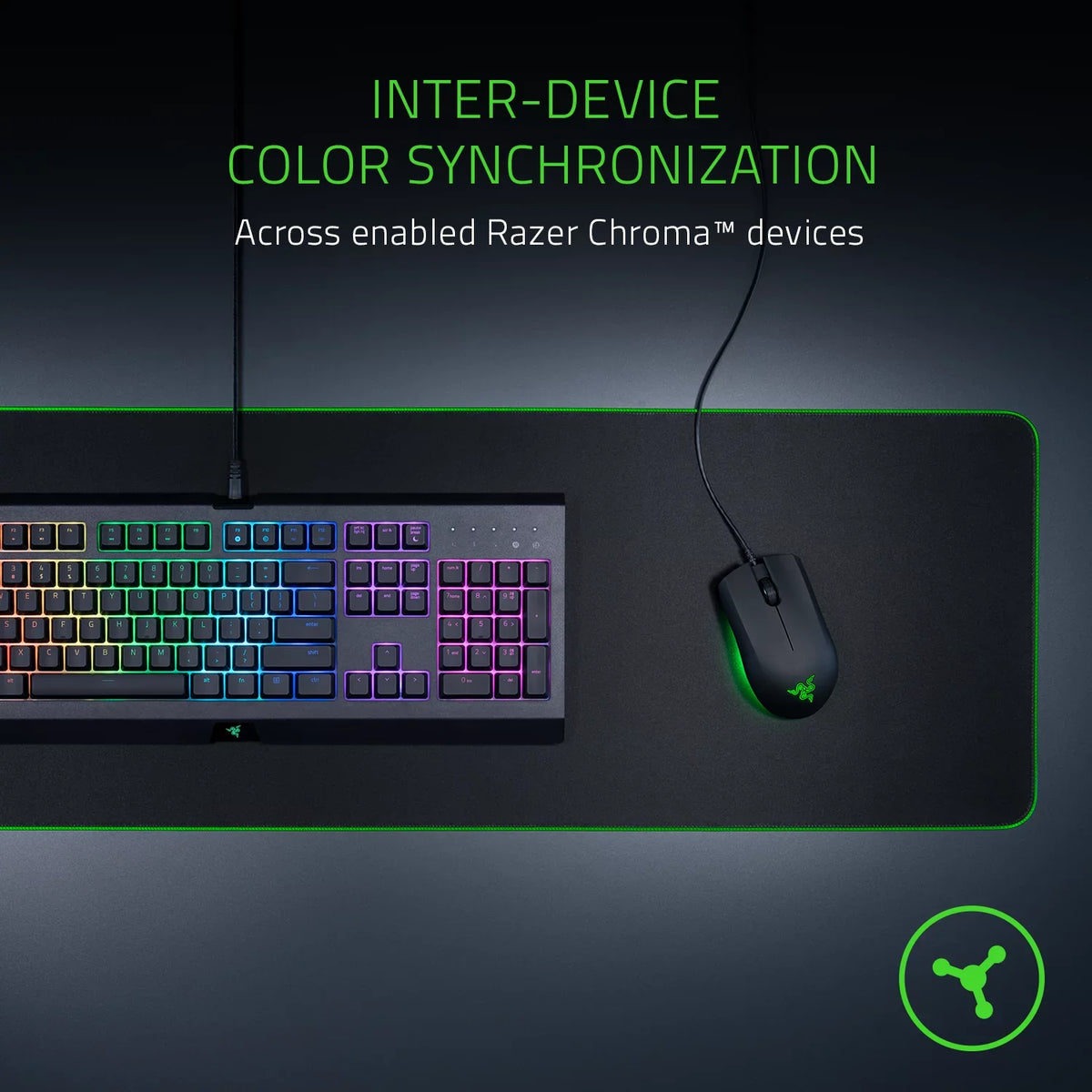Abyssus Essential: True 7,200 DPI Optical Sensor - 3 Hyperesponse Buttons - Powered by  Chroma - Ambidextrous Ergonomic Gaming Mouse