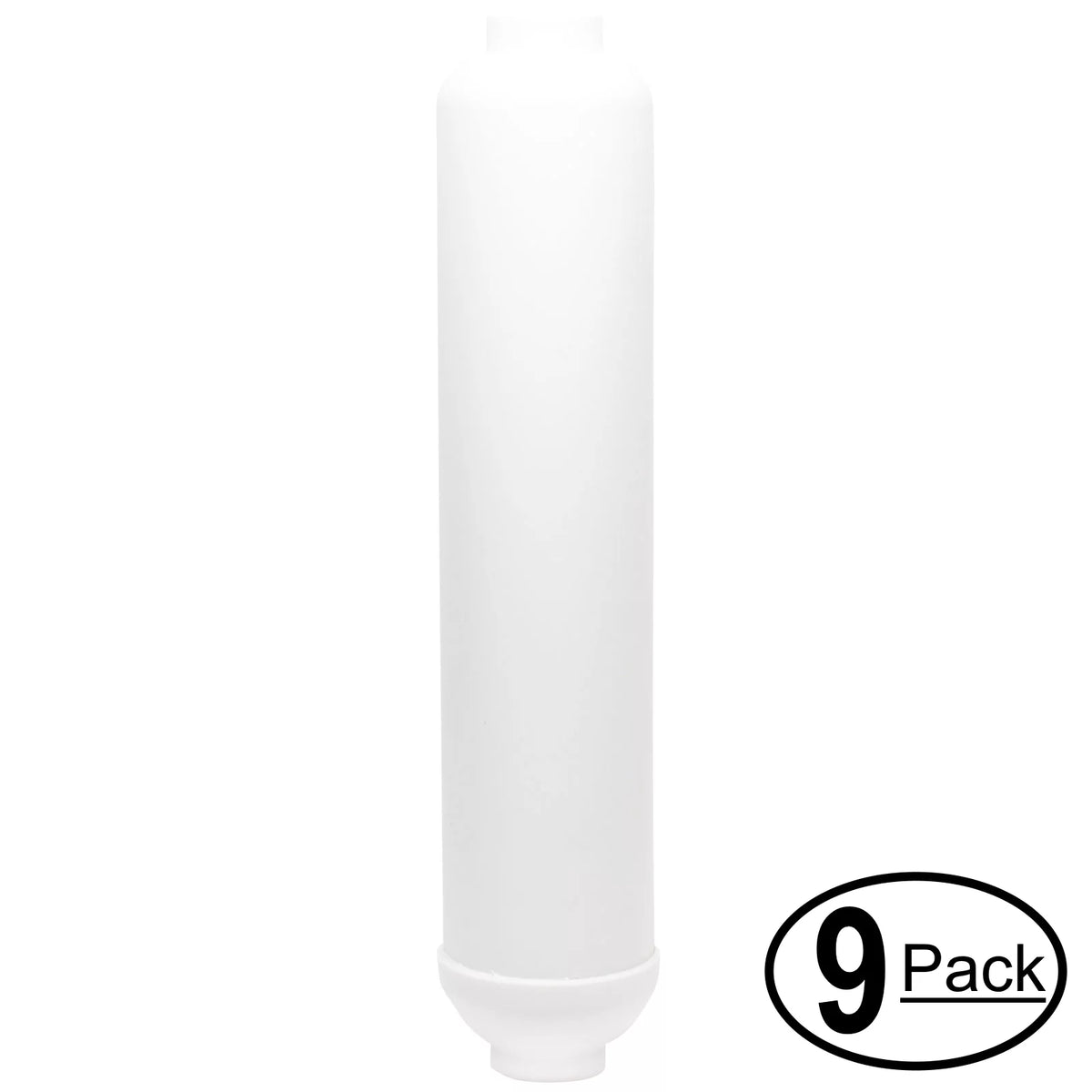 9-Pack Replacement for Watts HT6-DM Inline Filter Cartridge - Universal 10-inch Cartridge for Watts Premier 521933 Six Stage 150 GPD Reverse Osmosis System - Denali Pure Brand