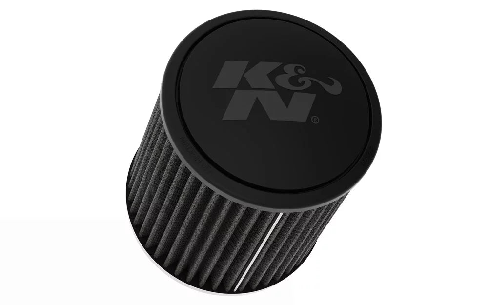 K&N Universal Clamp-On Air Filter: High Performance, Premium, Washable, Replacement Filter: Flange Diameter: 3 In, Filter Height: 6 In, Flange Length: 1.5 In, Type: Dry Synthetic, RU-3108HBK