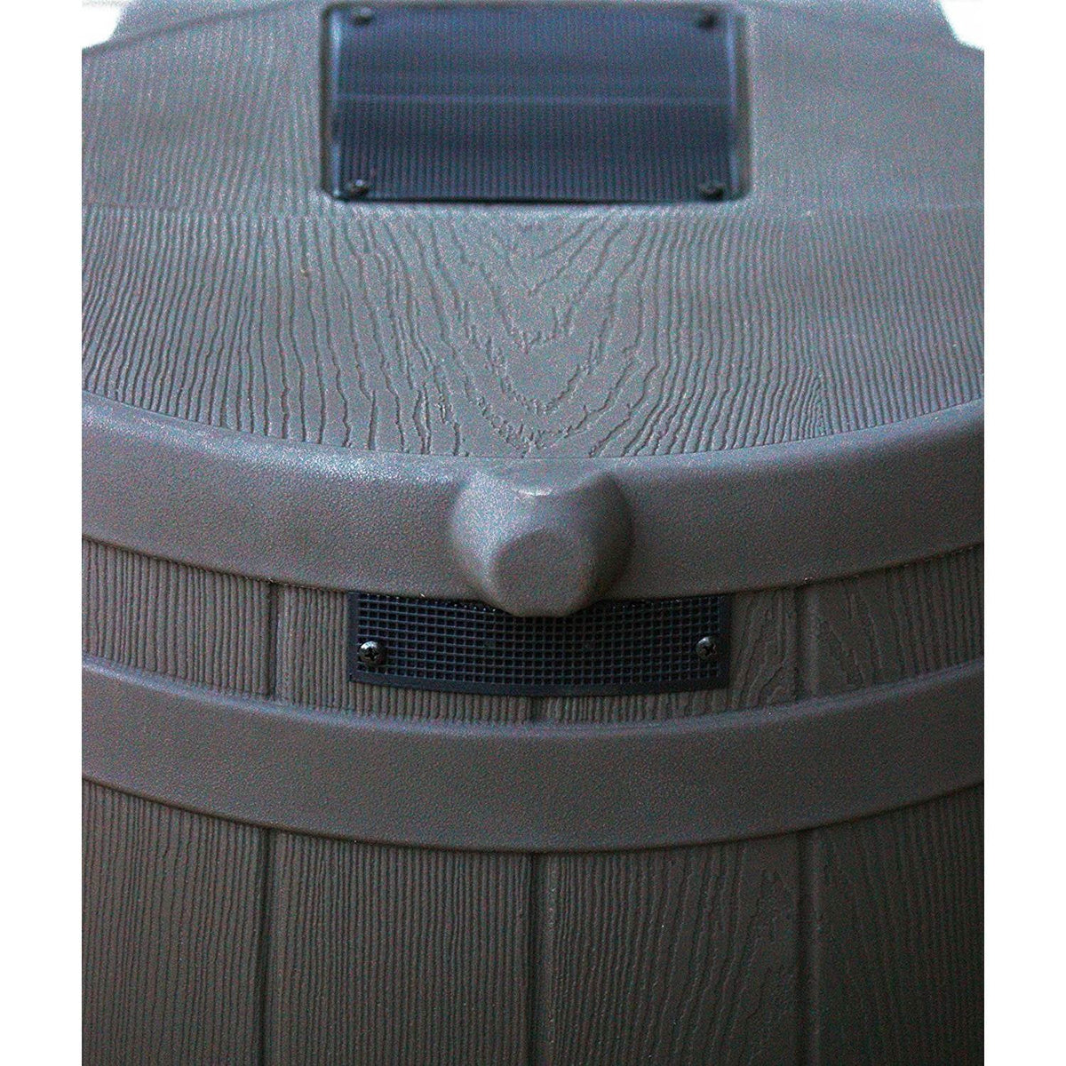 Good Ideas Rain Wizard 50 Gallon Rain Barrel aqua Collector, Oak (2 Pack)