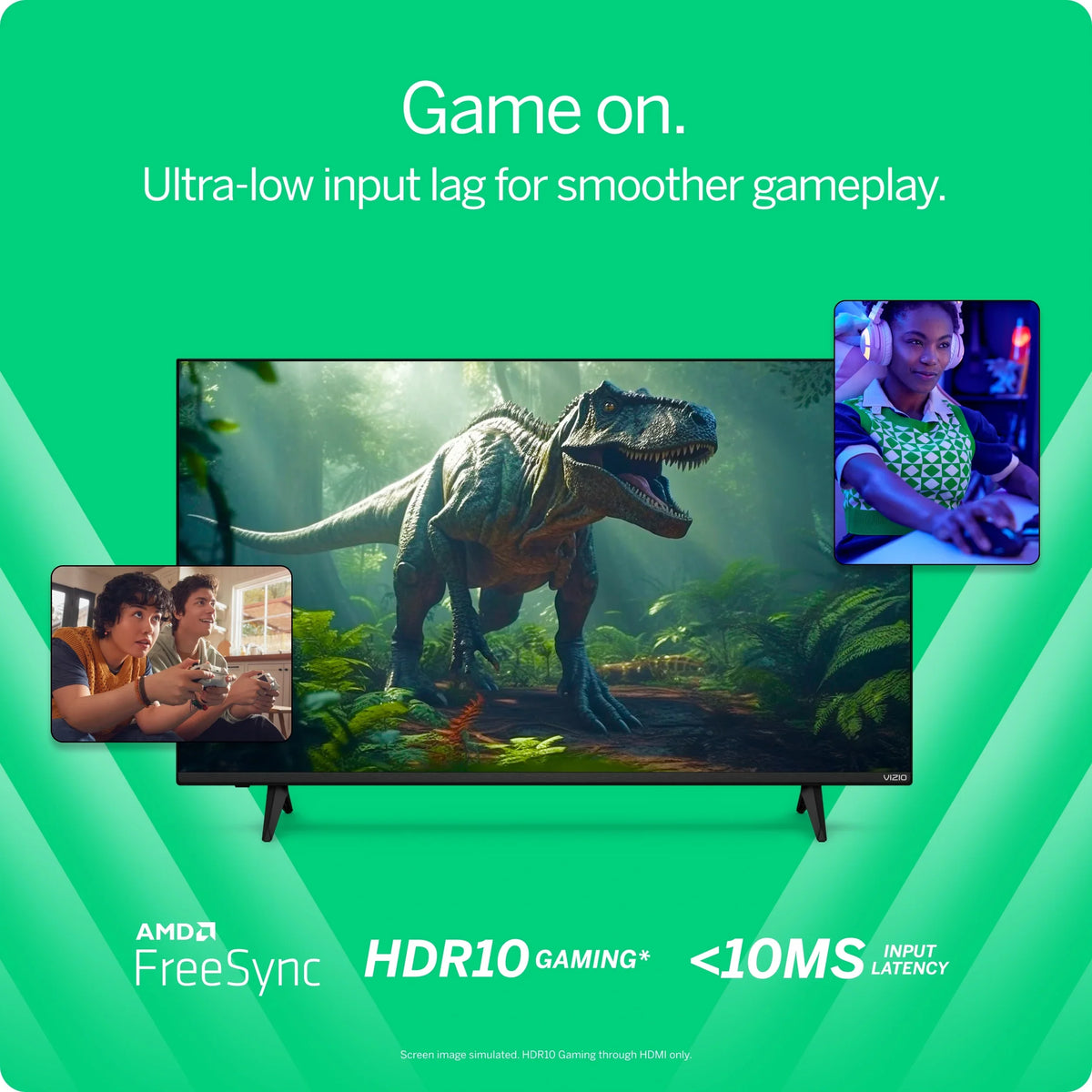 VIZIO 24" Class D-Series FHD LED Smart TV for Gaming and Streaming, Bluetooth Headphone Capable (Online Only) D24fM-K01