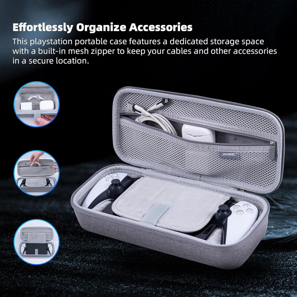 Kothab Carrying Travel Storage Case suitable with Playstation Portal Remote Player, Protective protector Case for PS5 Portal-Shockproof Anti-Scratch, Playstation Portal Accessories