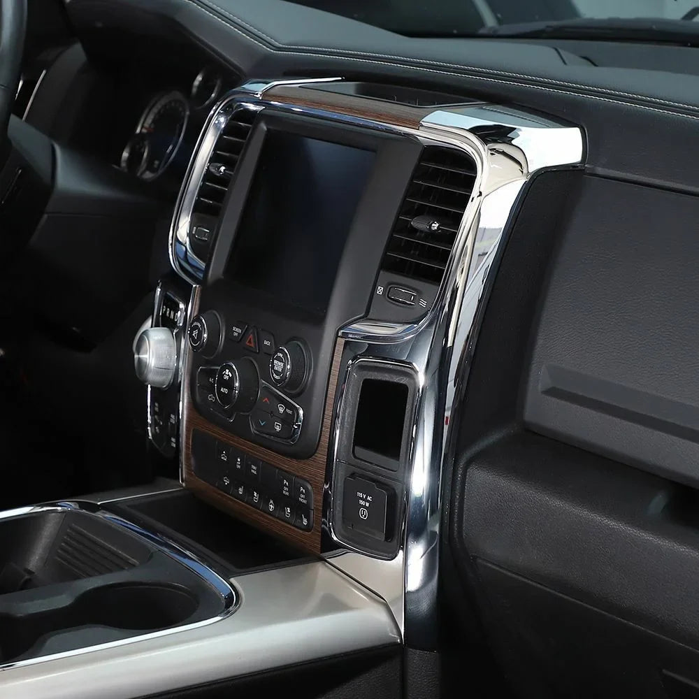 Teledu Chrome Center Console Navigation Side Panel shield Trim