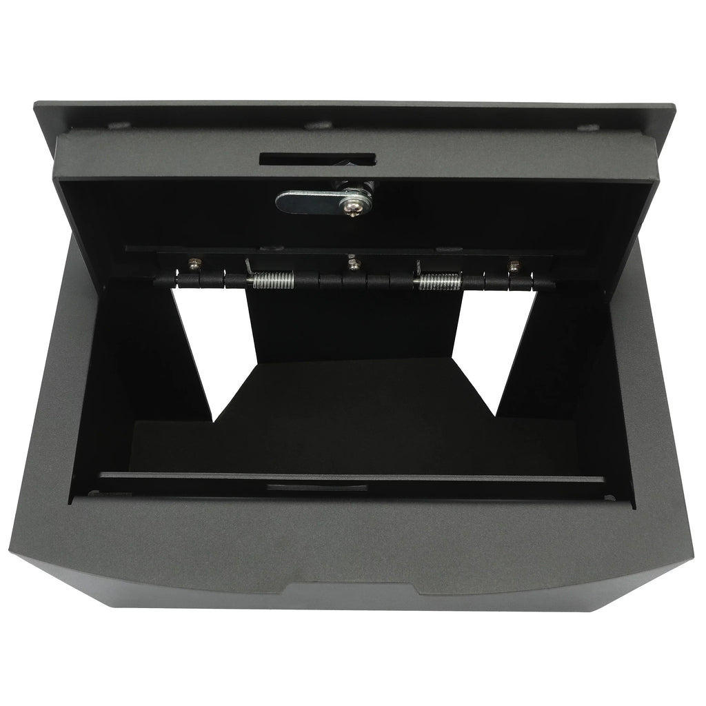 KOJEM Center Console Gun Safe Storage Box Console Vault for 2009-2018 Dodge Ram 1500 2500 3500  Lock Console Safe Vault