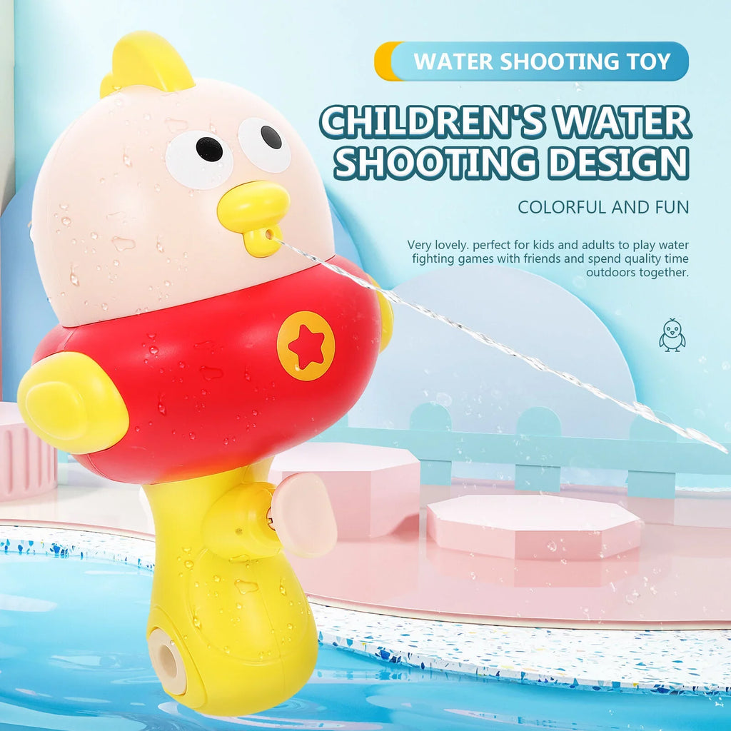 4pcs Interesting Squirt Shooter Wear-protected aqua Toy Interactive Squirt Toy Kids Supply