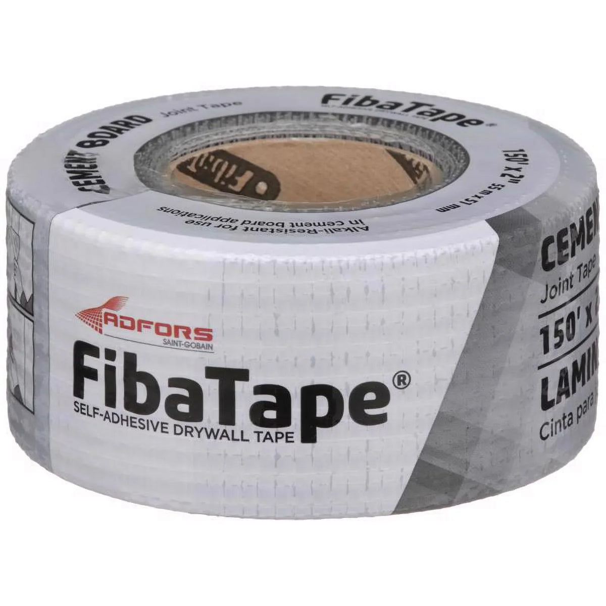 W Fiberglass Mesh Gray Self Adhesive. L X 2 In. 1 Pc, Saint-Gobain Adfors Fibatape Alkali-immune 150 Ft