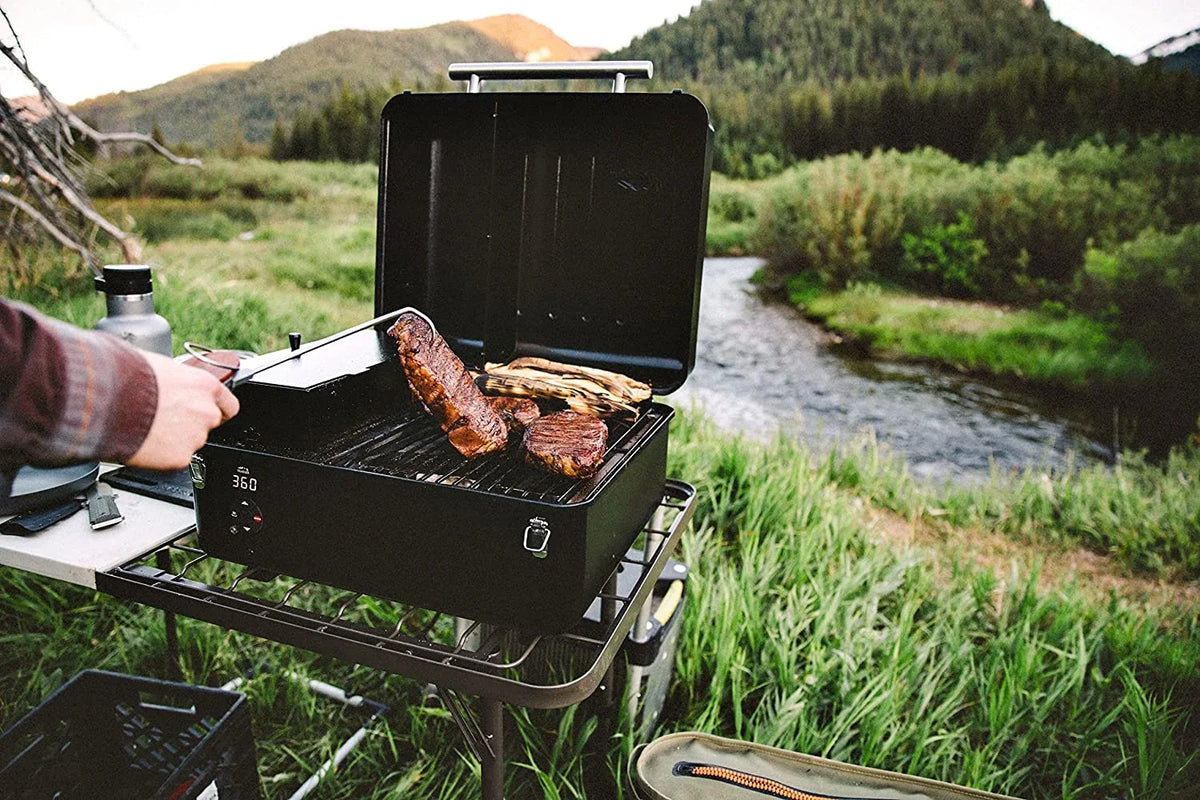 YANPO Grills Ranger Portable Electric Tabletop Wood Pellet Grill and Smoker