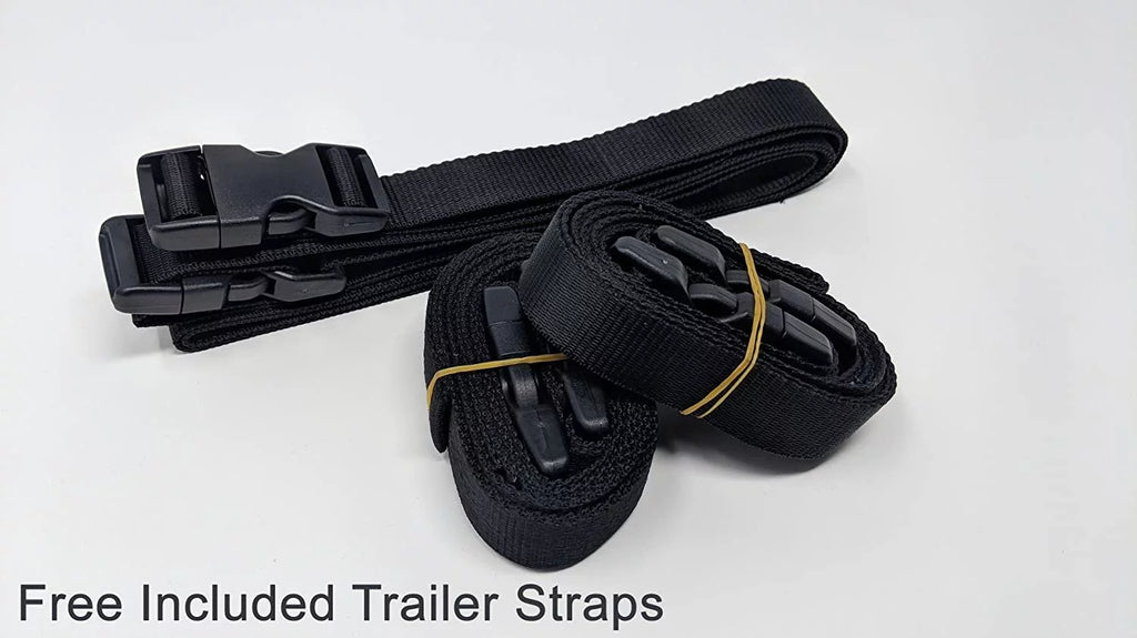 Weatherproof Jet Ski Covers for Yamaha EXR 2020 - RED/Black Color - All elements - Trailerable - Protects from Rain, Sun, UV Rays, and More! Includes Trailer Straps and Storage Bag