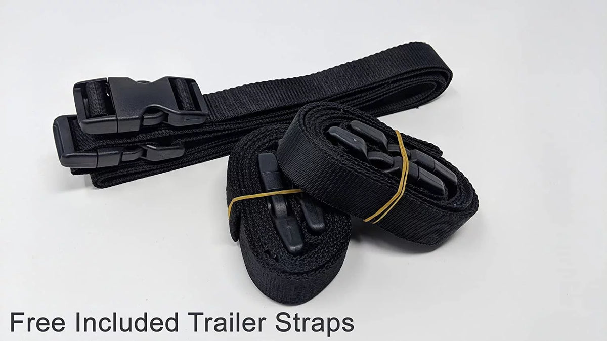 Weatherproof Jet Ski Covers for Yamaha EXR 2020 - RED/Black Color - All elements - Trailerable - Protects from Rain, Sun, UV Rays, and More! Includes Trailer Straps and Storage Bag