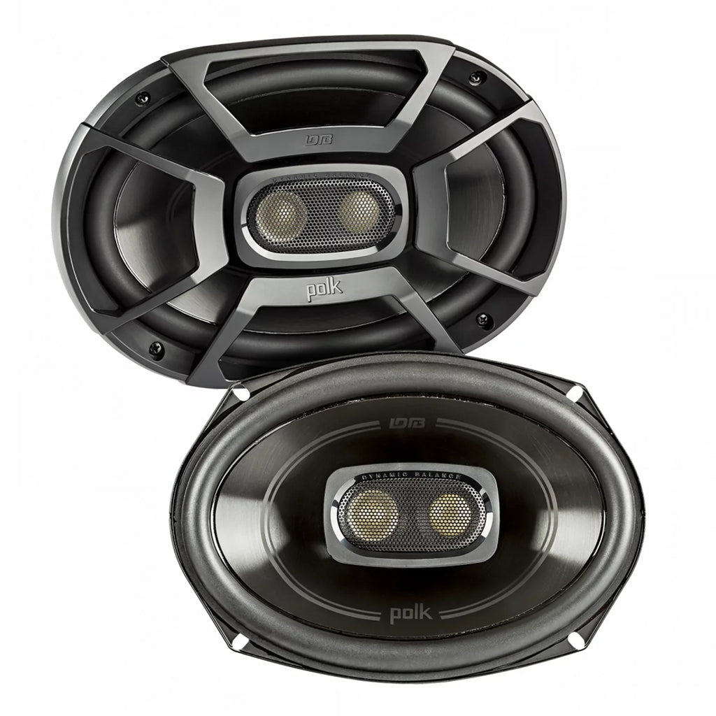 2 Pairs (QTY 4) of Polk DB692 6x9" 450W 3-Way Car vessel Coaxial Stereo Audio Marine Speakers
