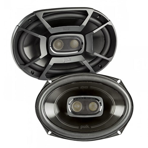 2 Pairs (QTY 4) of Polk DB692 6x9" 450W 3-Way Car vessel Coaxial Stereo Audio Marine Speakers