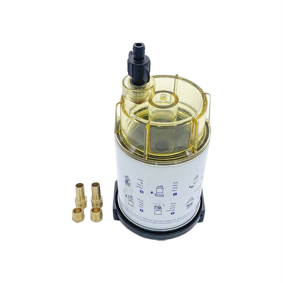 3/8" NPT Fuel Filter / moisture Separator Filter S3213 for Marine Outboard Motor