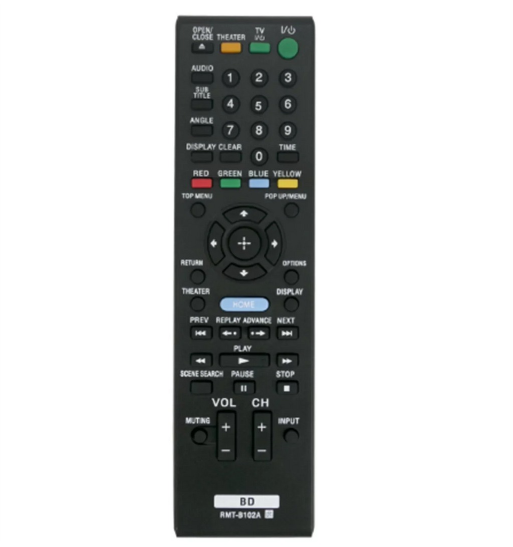 RMT-B102A Remote control replacement matching with  Blu ray DVD player BDPS350 BDP-S350B