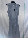 MSRP $128 Ralph Lauren Womens Swim wrap-Up Maxi - All Blue Size Small