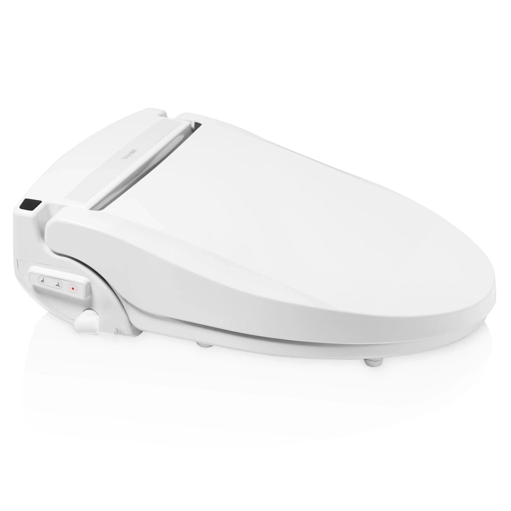 Brondell Swash EM617 Advanced Bidet Toilet Seat with Remote Control, Round White