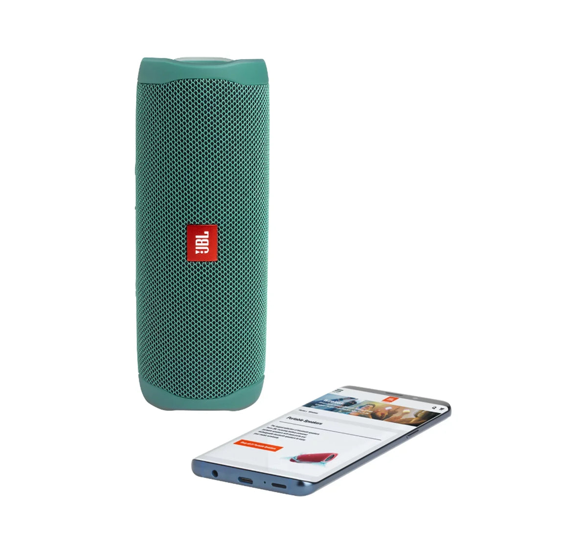 Open Box JBL Flip 5 ECO Green Portable Bluetooth Speaker