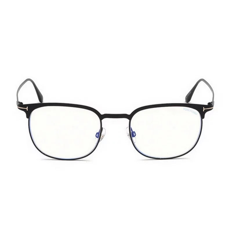 Eyeglasses Tom  FT 5549 -B 002 Matte Black Enamel, / Blue Block Lenses