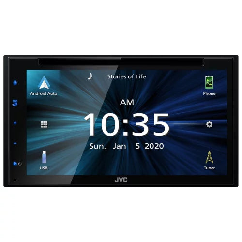 JVC KW-V66BT 6.8" CD/DVD Player  Carplay Bluetooth Android Receiver+Camera