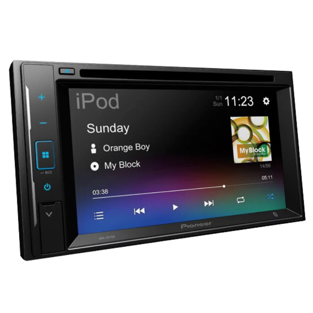 KIT4942 Bundle for 2003-2009  4Runner Limited W/ Pioneer AVH-241EX Double DIN Car Stereo with Bluetooth/Backup Camera/Install Kit/in-Dash DVD/CD AM/FM 6.2" Touchscreen Digital Media Receiver