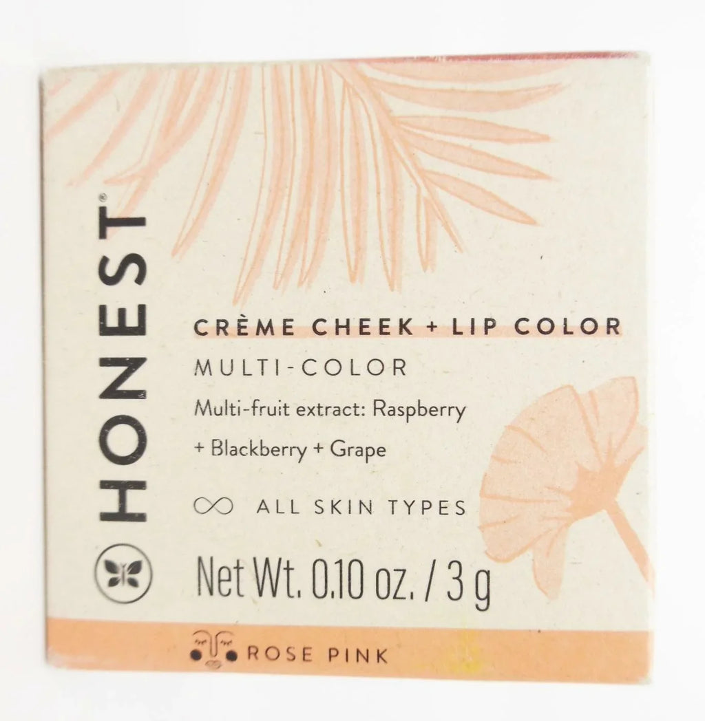 0.10 Ounce. Honest Beauty Crme Cheek Blush, Rose Pink | Buildable & Blendable Blush | Paraben Free, Talc Free, Dermatologist Tested, Cruelty Free | 0.10 oz