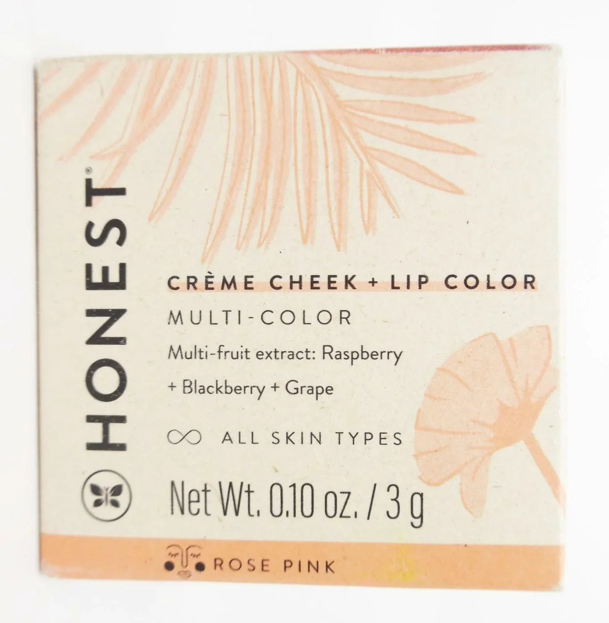 0.10 Ounce. Honest Beauty Crme Cheek Blush, Rose Pink | Buildable & Blendable Blush | Paraben Free, Talc Free, Dermatologist Tested, Cruelty Free | 0.10 oz