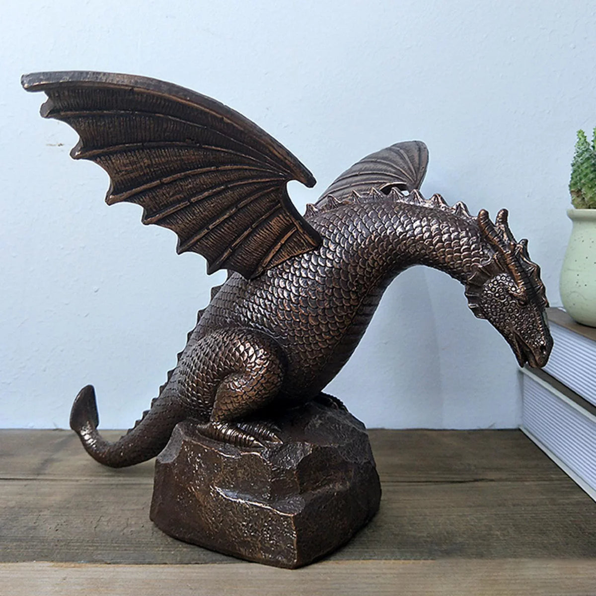 Creative fountain Dragon Statue Decorative Outdoor Sculpture, Dragon Shape Waterscape Decoration Garden Decor Sculpture