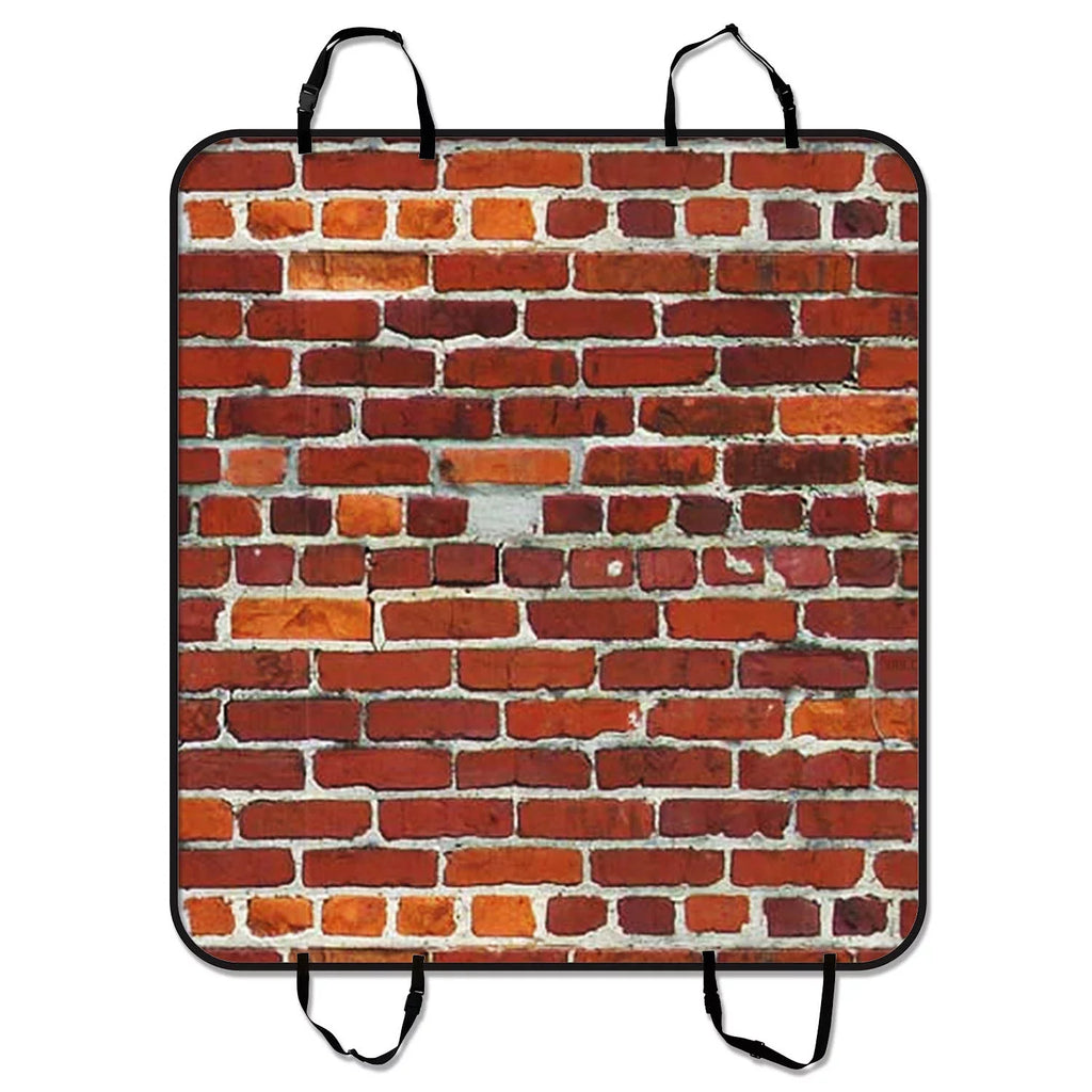 GCKG Red Brick Texture Pet Car Seat wrap,Red Brick Texture Pet Car Seat wrap Dog Car Seat Mat Hammock Cargo Mat Trunk Mat For Cars Trucks and SUV 54x60 inches