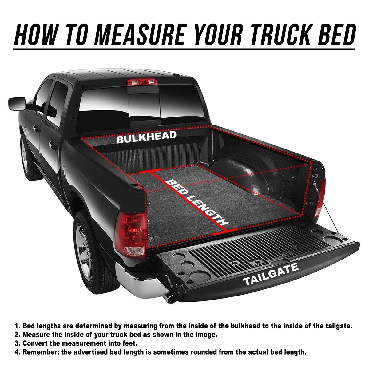 DNA Motoring TTC-TRISOFT-056 For 2007 to 2021  Tundra 5.5' Bed Fleetside Adjustable Tri -Fold Soft Top Trunk Tonneau wrap 20 19 18 17 16 15 14 13 12 11 10 09 08