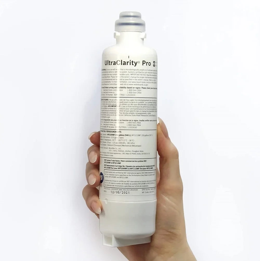 Bosch Ultra Clarity Pro BORPLFTR50 Refrigerator moisture Filter,High compatibility 3 Pcs