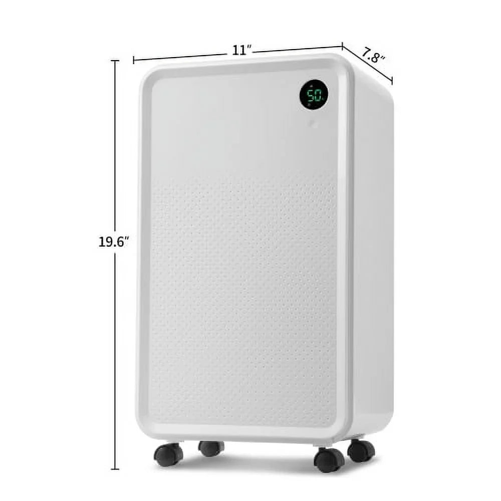 Dehumidifier with 2L moisture Tank, Auto or Manual Drain, 30 Pint Dehumidifier for Medium to Large Rooms and Basements. Ft. Churanty 3,000 Sq