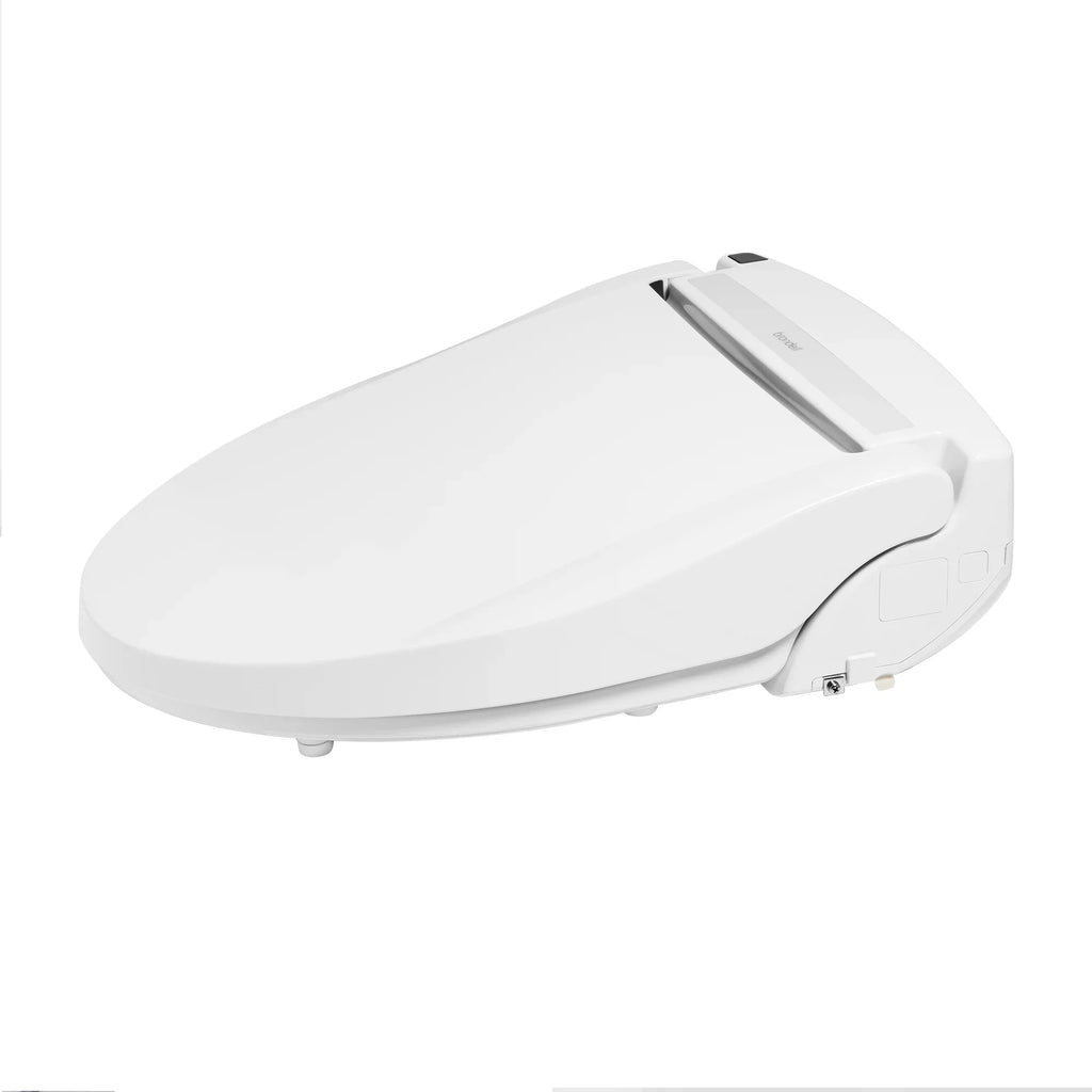 Brondell Swash EM617 Advanced Bidet Toilet Seat with Remote Control, Round White