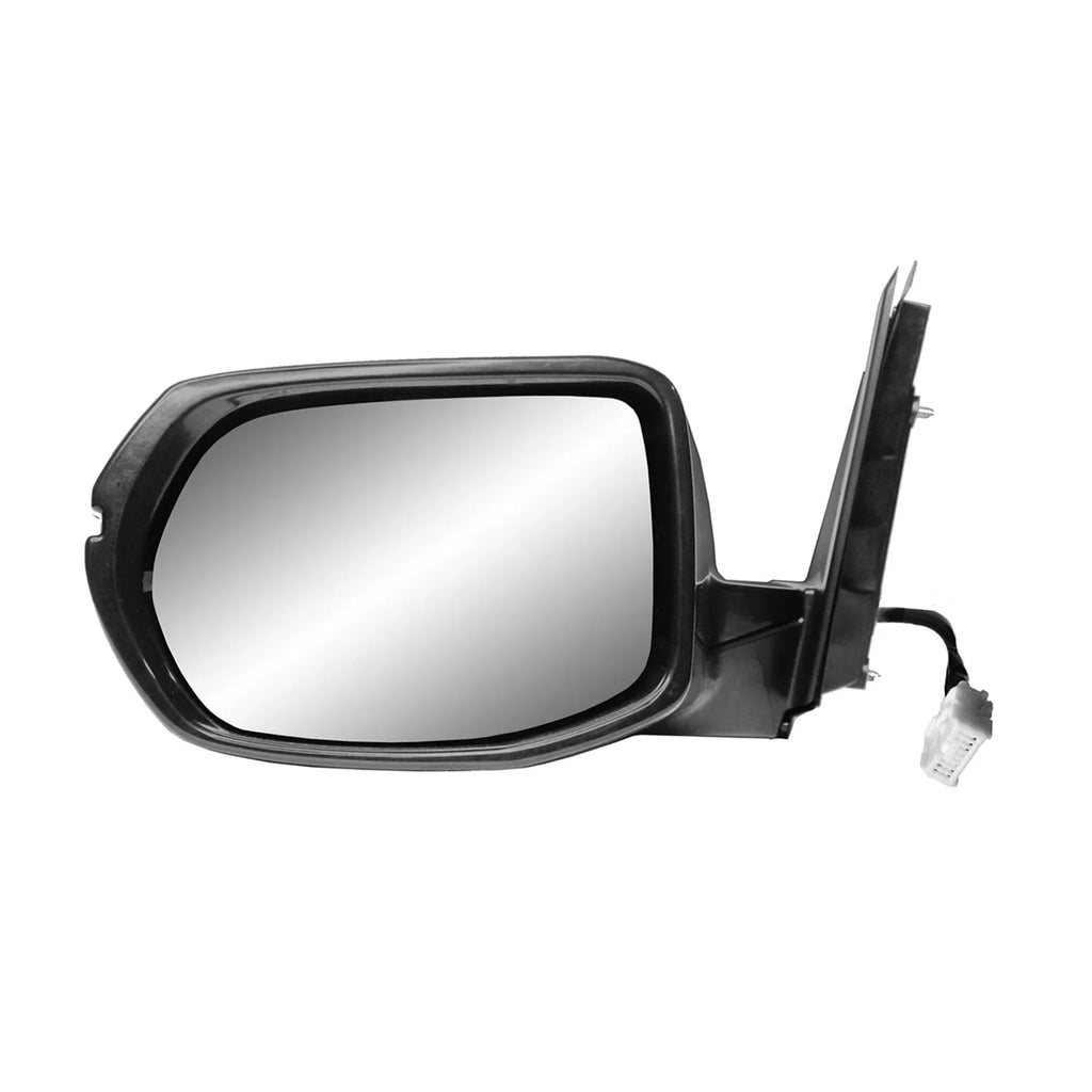 63071H - Fit System Passenger Side Mirror for 17-19 HONDA CR-V EX, EX-L, testured black w/PTM protector, w/turn signal, w/BSDS, foldaway, w/o camera, Heated Power