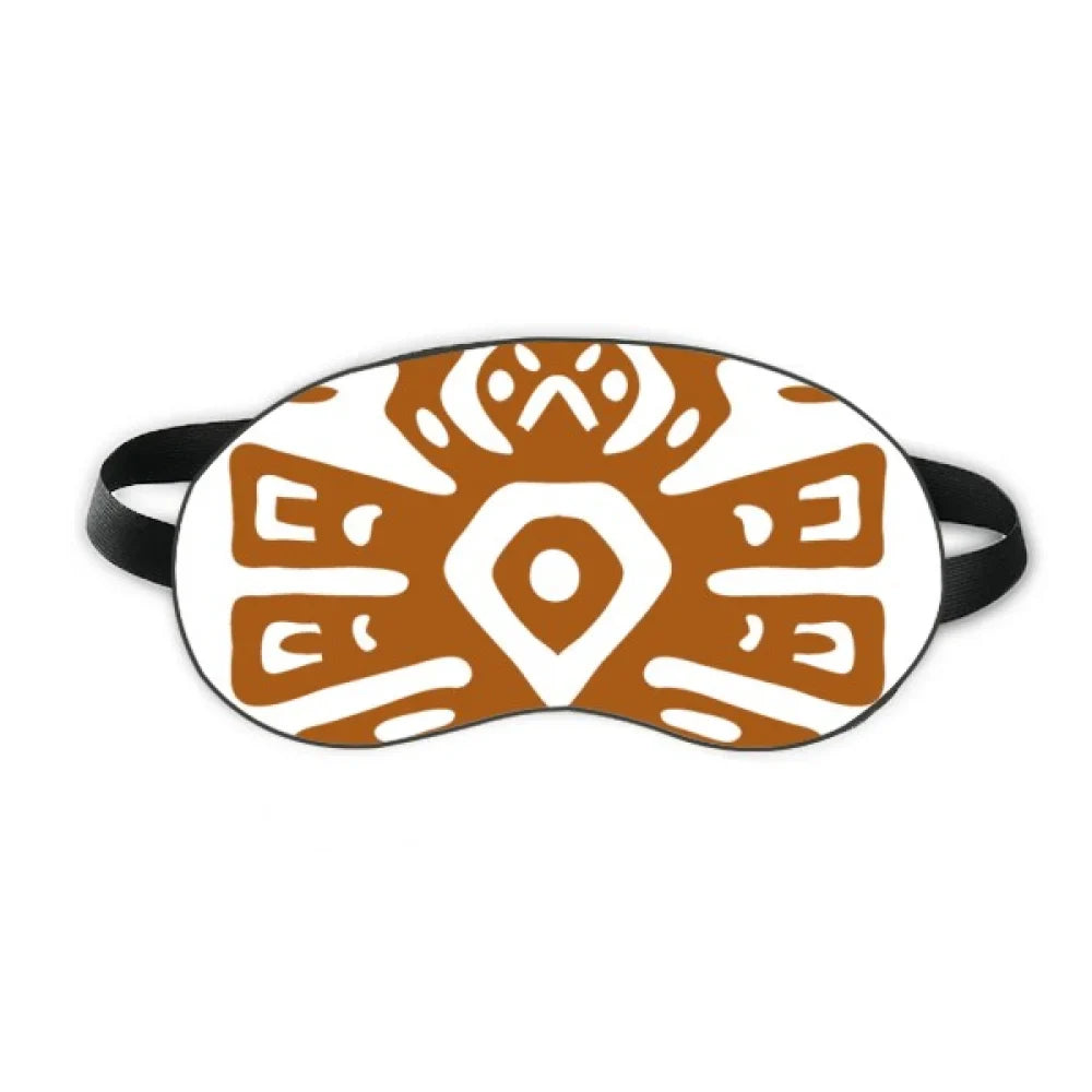 Mexico Totems Mexican Ancient Civilization Sleep Eye Shield Soft Night Blindfold Shade protector