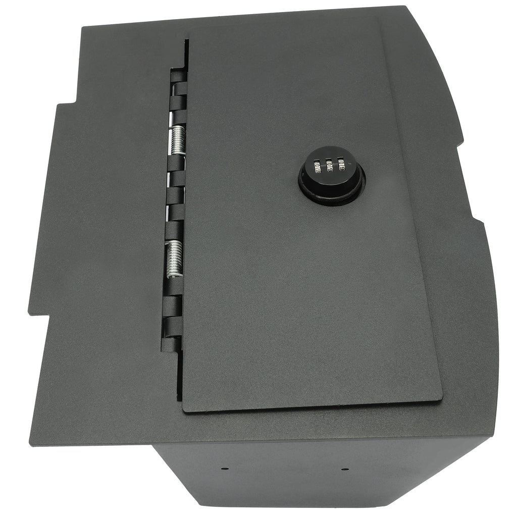 KOJEM Center Console Gun Safe Storage Box Console Vault for 2009-2018 Dodge Ram 1500 2500 3500  Lock Console Safe Vault