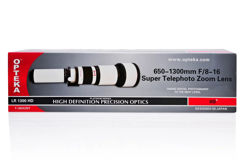 Opteka 650-1300mm High Definition Telephoto Lens for  Alpha E-Mount a9, a7r, a7s, a7, a6500, a6300, a6000, a5100, a5000, a3000, NEX-7, NEX-6, NEX-5T, NEX-5N, 5R and 3N Digital Mirrorless Cameras