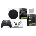 Xbox Series S 512GB Digital Console with Extra Wireless Controller - Carbon Black - Surge CHARGEDOCK Dual Charge Base and Powerpack Battery/Charge Cable Bundle with Microfiber Cleaning Cloth