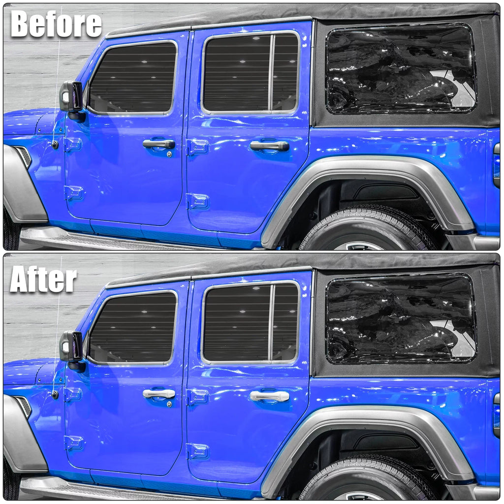 Silver Tone Door Handle Trim protector Kit and Tailgate Handle protector for Jeep Wrangler JL JLU  2 & 4 Doors 2018-2021