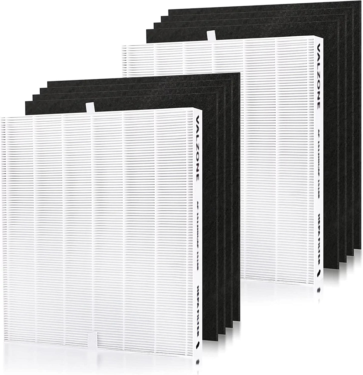 DAJDAH AP-1512HH matching with Coway Airmega 200M and Coway Air Purifier AP-1512HH AP-1519P AP-1518R, Part#3304899, Compare to AP-1512HH-FP | 2 HEPA Filter + 8 Pre-Cut Carbon Filter