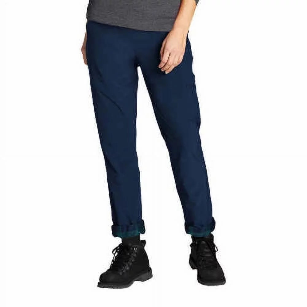 NWT. Eddie Bauer Ladies' Lined Pant (Black, 6)