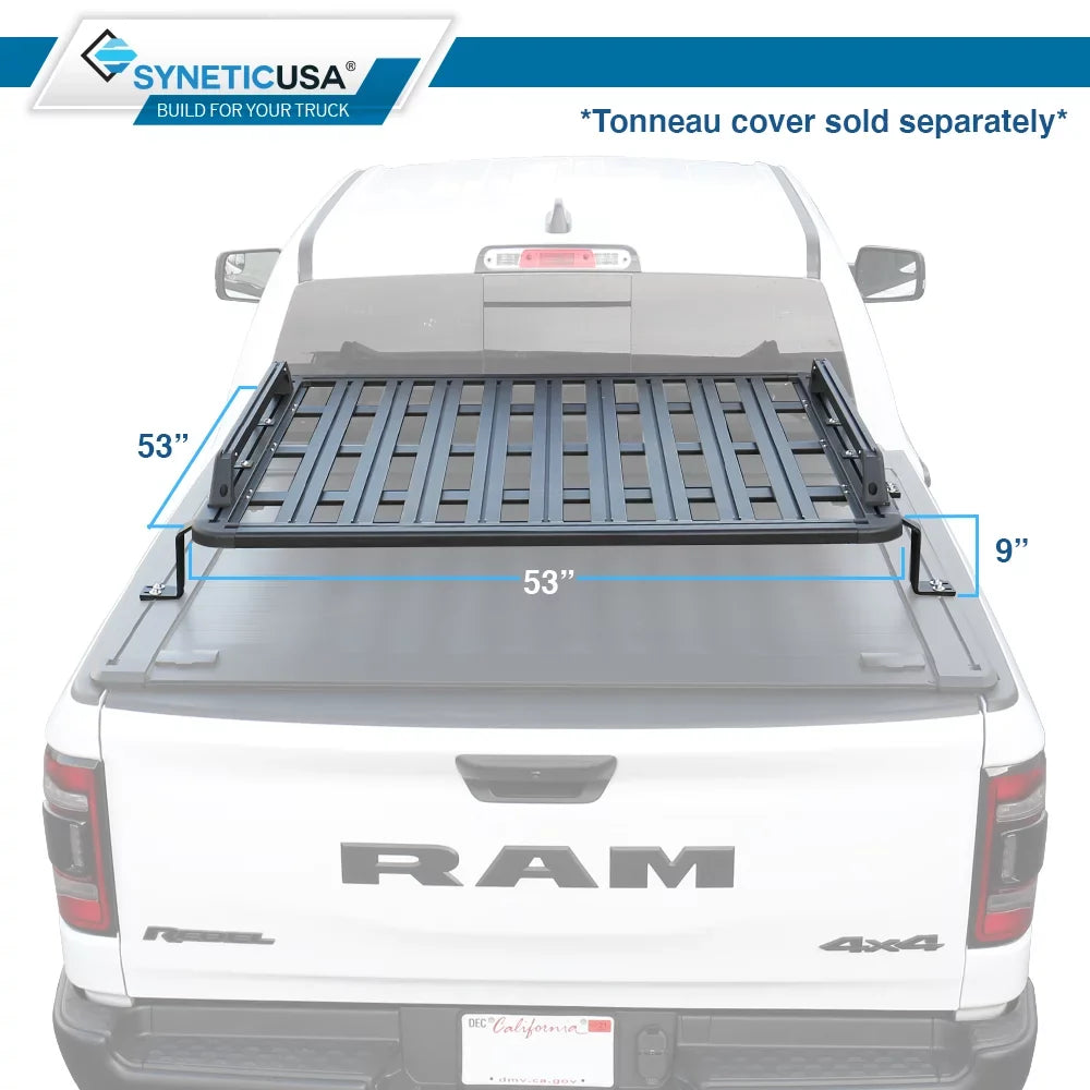 Syneticusa HD Heavy Duty Truck Bed Cargo Load Rack Kit matching with F150 Ram Silverado Tundra Titan