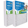 16x25x5 Air Filter MERV 8 Comparable to MPR 700 & FPR 5 appropriate with Skuttle #000-0448-001 DB-25-16 Premium USA Made 16x25x5 Furnace Filter 2 Pack by AIRX FILTERS WICKED CLEAN AIR.