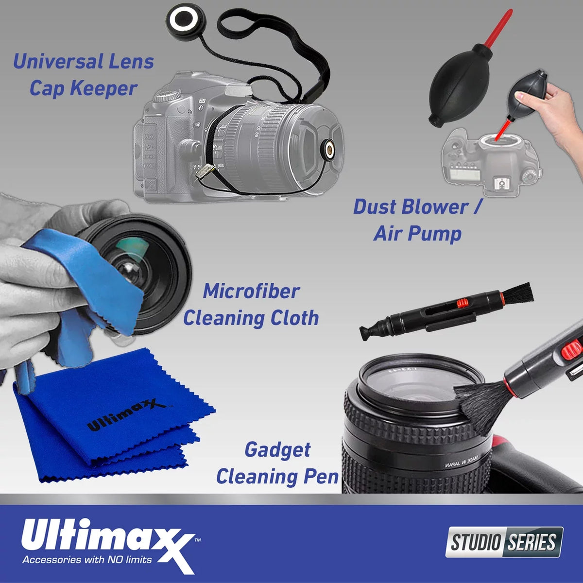 Ultimaxx Starter  ZV-1F Camera Bundle (White) - Includes: 64GB Ultra Memory Card, Replacement Battery, Protective UV Filter & More (15pc Bundle)