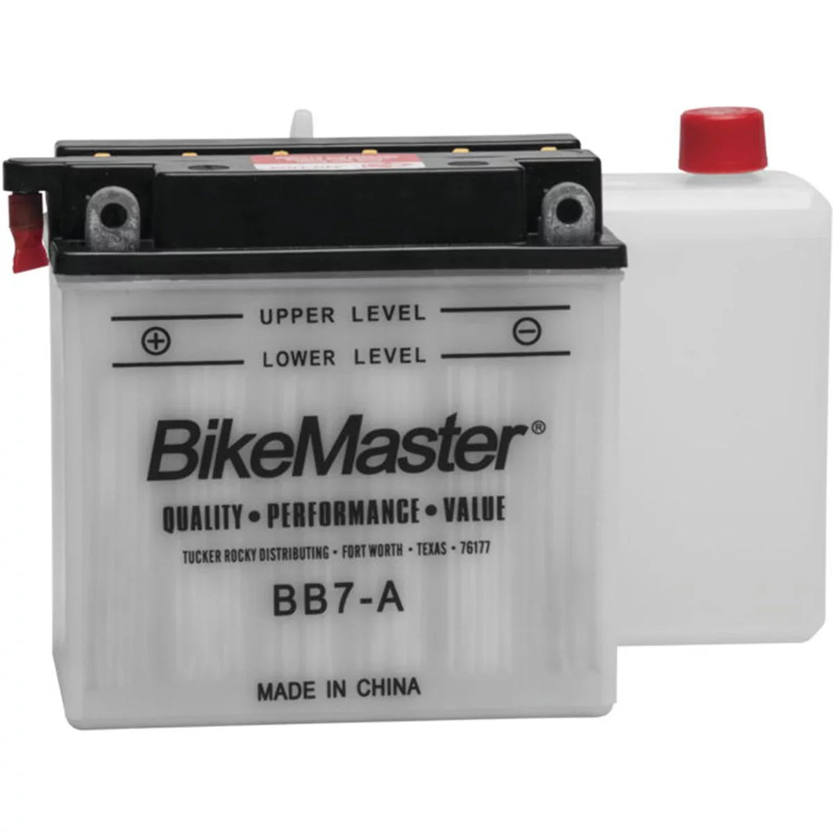 BikeMaster Conventional Batteries suitable for V-Twin BB7-A, 5-5/16 L x 3 W x 5-1/4 H
